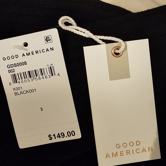 GOOD AMERICAN BELTED BODYCON DRESS WOMENS size 3, Large - Picture 2 of 4